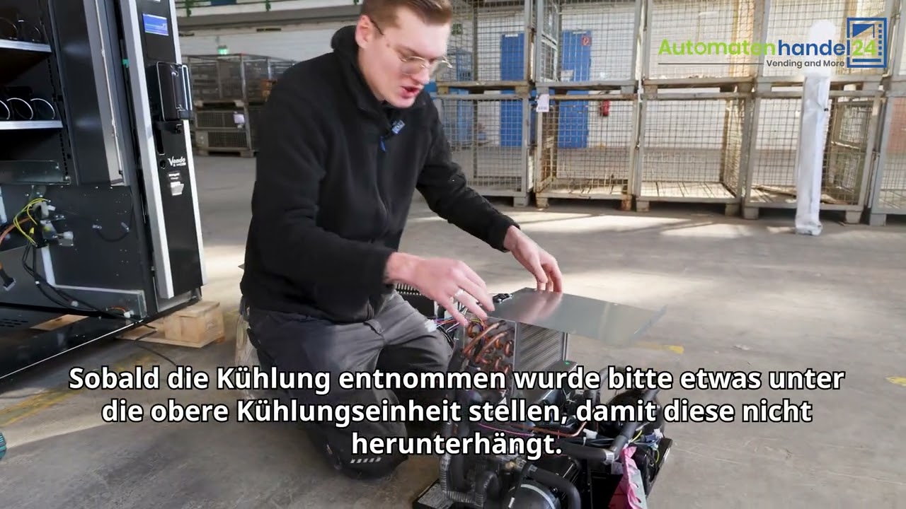 Kühlung am Automaten SDX SMX aus und einbauen