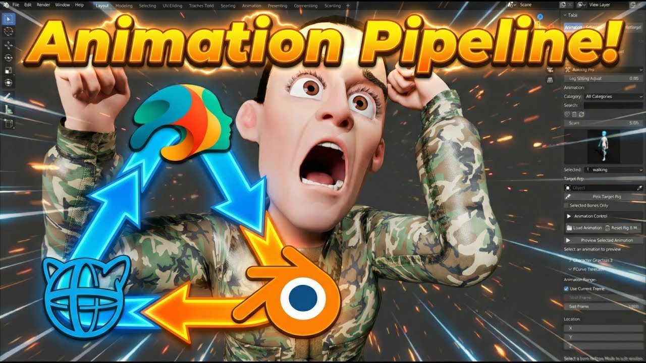 Animation Pipeline for Blender Films