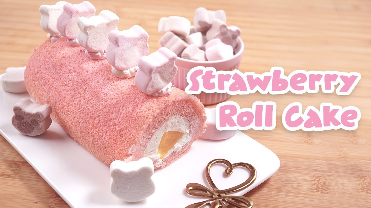 STRAWBERRY ROLL CAKE.. IDE JUALAN..!!