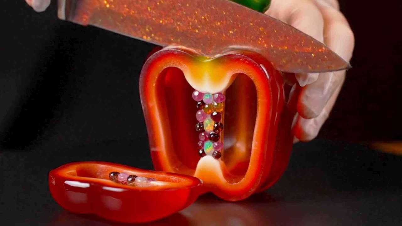 1 Hour of Satisfying AI ASMR Glass Cutting Video | AI ASMR