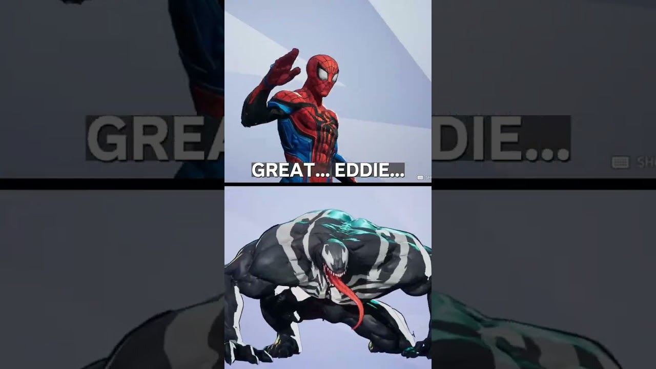 Venom Interactions In Marvel Rivals (Spider-man and Hulk) #shorts