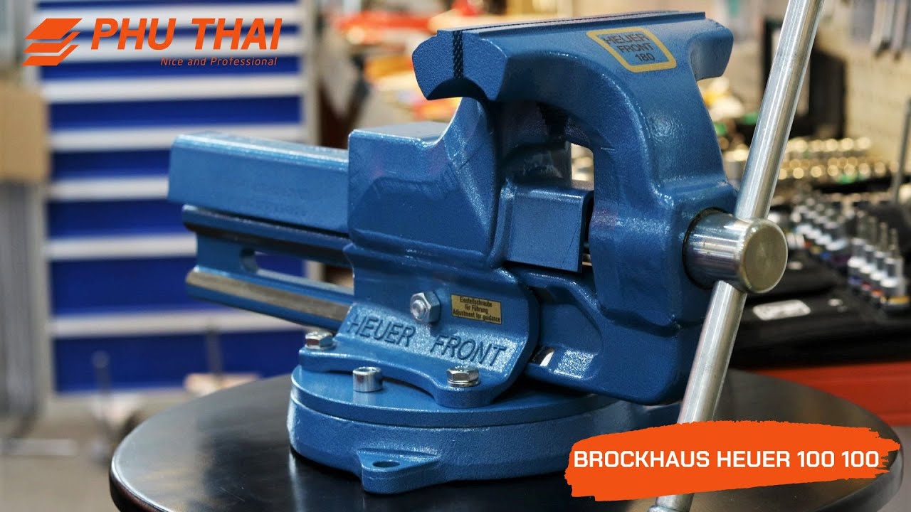 PHUTHAITECH Review | Ê TÔ Bàn Nguội BROCKHAUS HEUER 100mm Có Đế Xoay #shorts