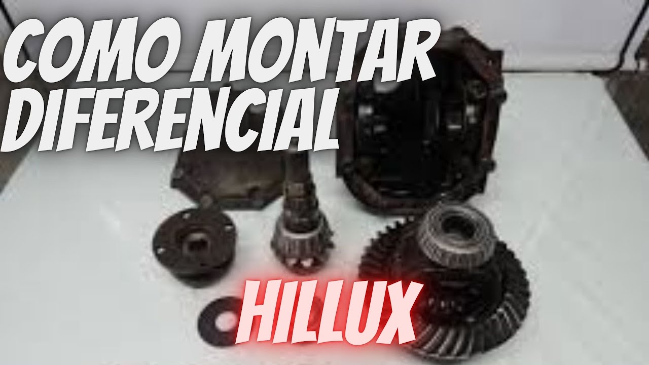 Como montar diferencial dianteiro Hilux