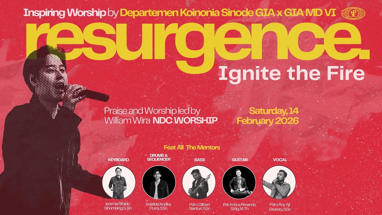 INSPIRING WORSHIP MD VI - RESURGENCE FT. WILLIAM WIRA (Sabtu, 14 Feb 2026)