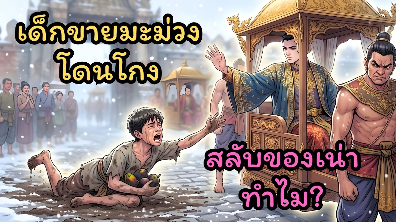 มะม่วงดีกลายเป็นเน่า? เผยไหวพริบเด็กน้อยแก้เผ็ดเศรษฐีใจดำจนหน้าหงาย #นิทานพื้นบ้าน #นิทานก่อนนอน