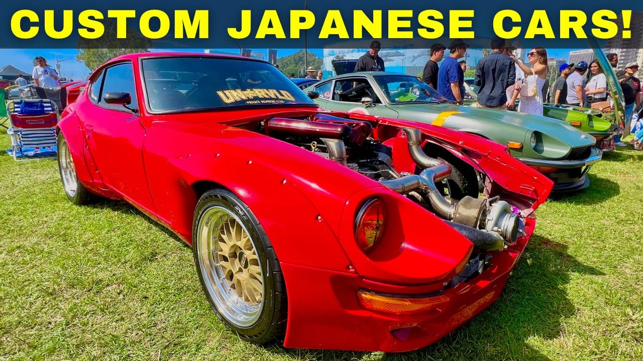 Japanese Classic Car Show 2023 - JCCS Long Beach! EPIC JDM Cars: Skyline GTRs, NSXs, Supras, & RX7s!