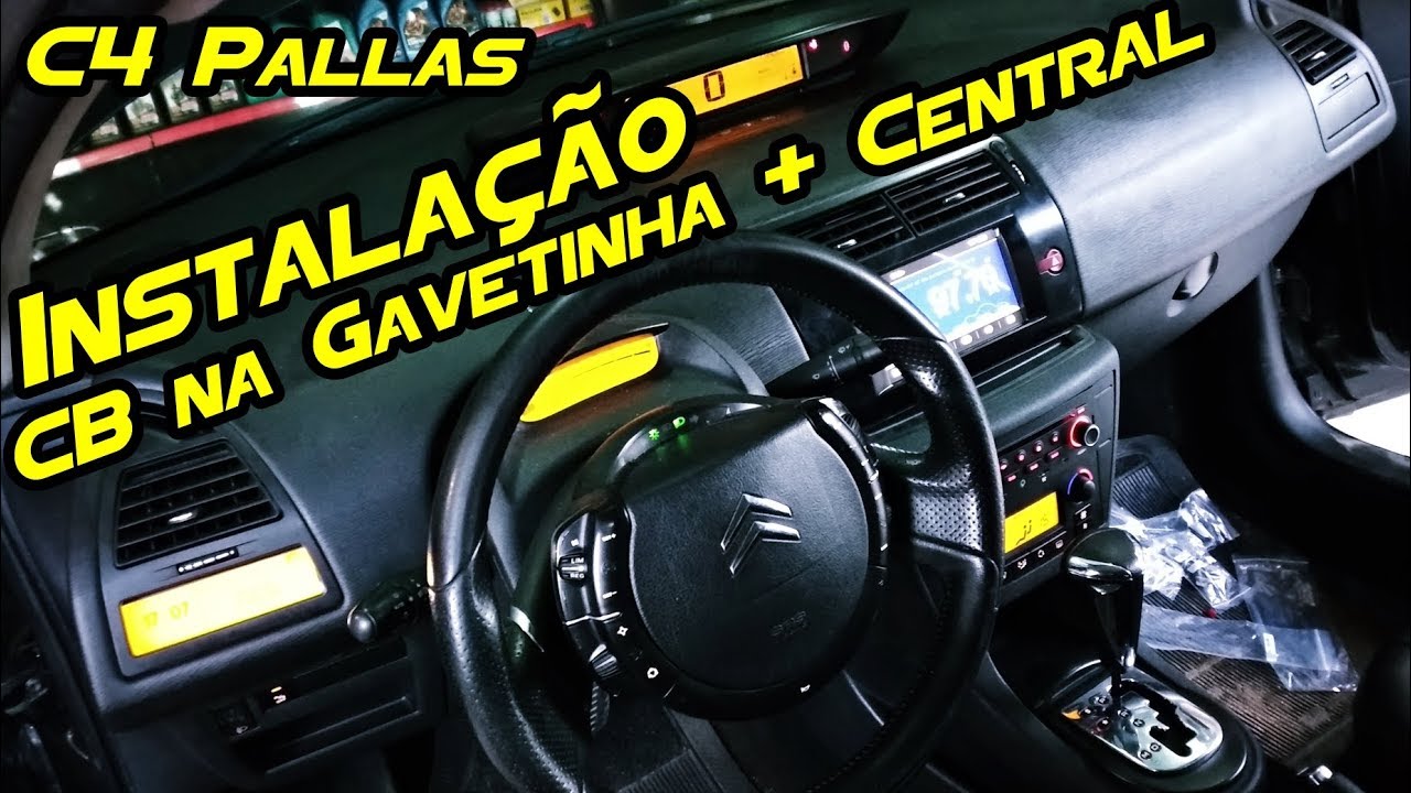 Instalação Computador Bordo na Gaveta e Central Multimidia - C4 Pallas (Toledo Auto Center)