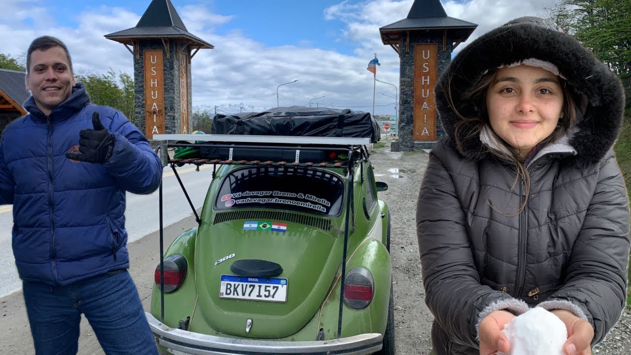 CHEGAMOS NO USHUAIA DE FUSCA!