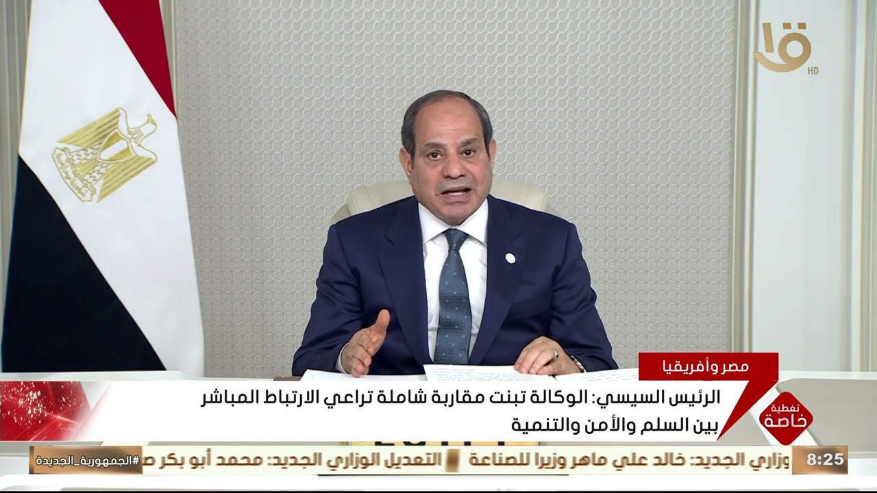 متحدث الرئاسة: الرئيس السيسي ترأس عبر تقنية الفيديو كونفرانس اجتماع الدورة الثالثة والأربعين للجنة