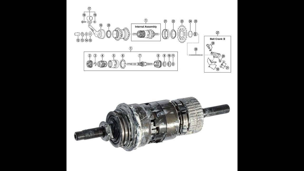 Shimano Nexus SG-C41 (3-Speed) Internal Gear Hub Service