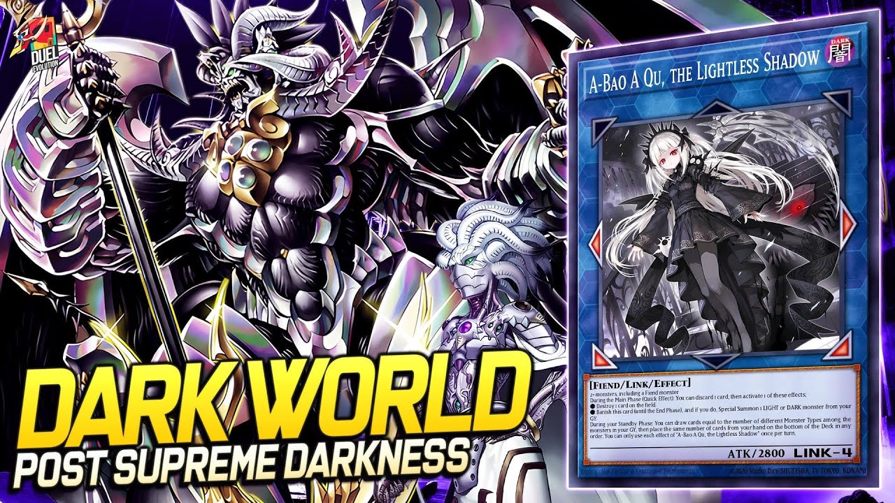 Deck Dark World Post Supreme Darkness| EDOPRO | Replays 🎮 + Decklist ✔️