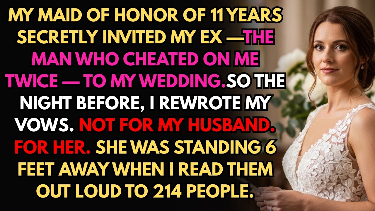 My Maid of Honor Invited My Ex to the Ceremony—The Vows I Swapped In Made the Whole Church Go Silent
