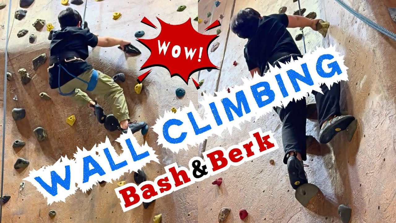 Bash and Berk Wall (rock) Climb at the Truckee Rec Center.