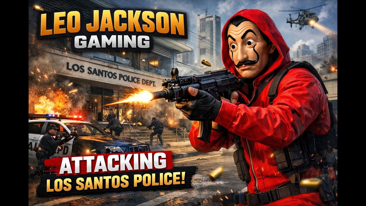 Money heist vs los santos police in gtav  #gta #gtaonline #shortsfeed #gamingvideo