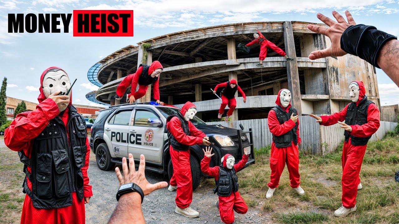 PARKOUR VS MONEY HEIST! 6 |BAD GUYS: No SURVIVE, POLICE closed all exits (BELLA CIAO REMIX) Epic POV