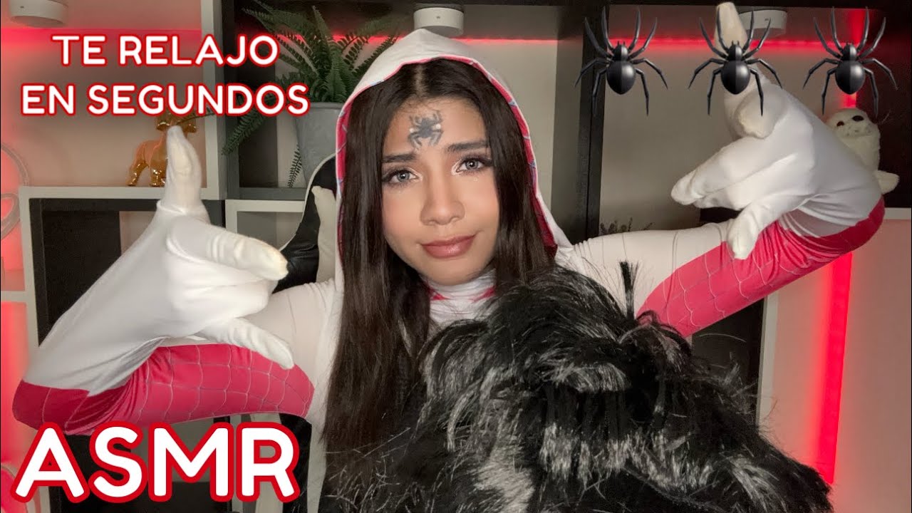 ASMR ESPAÑOL / CORTE DE CABELLO  Y TE QUITO lo que TIENES ALGO EN TU CARITA / eres SPIDERMAN