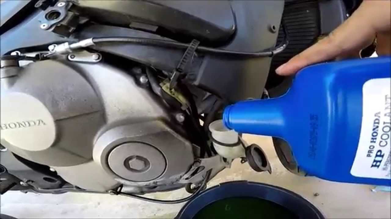 MOTORCYCLE COOLANT FLUSH CBR 600RR