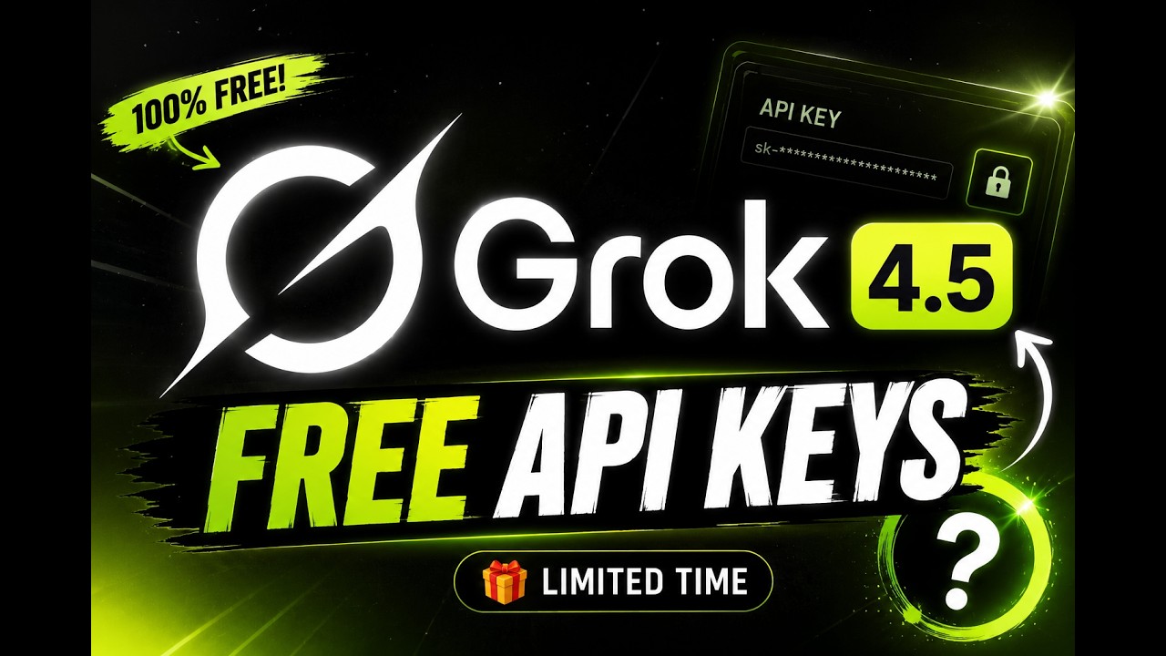 Grok 4.5 Free API Key Tutorial &ndash; No Payment Needed! (Working 2026 Method)