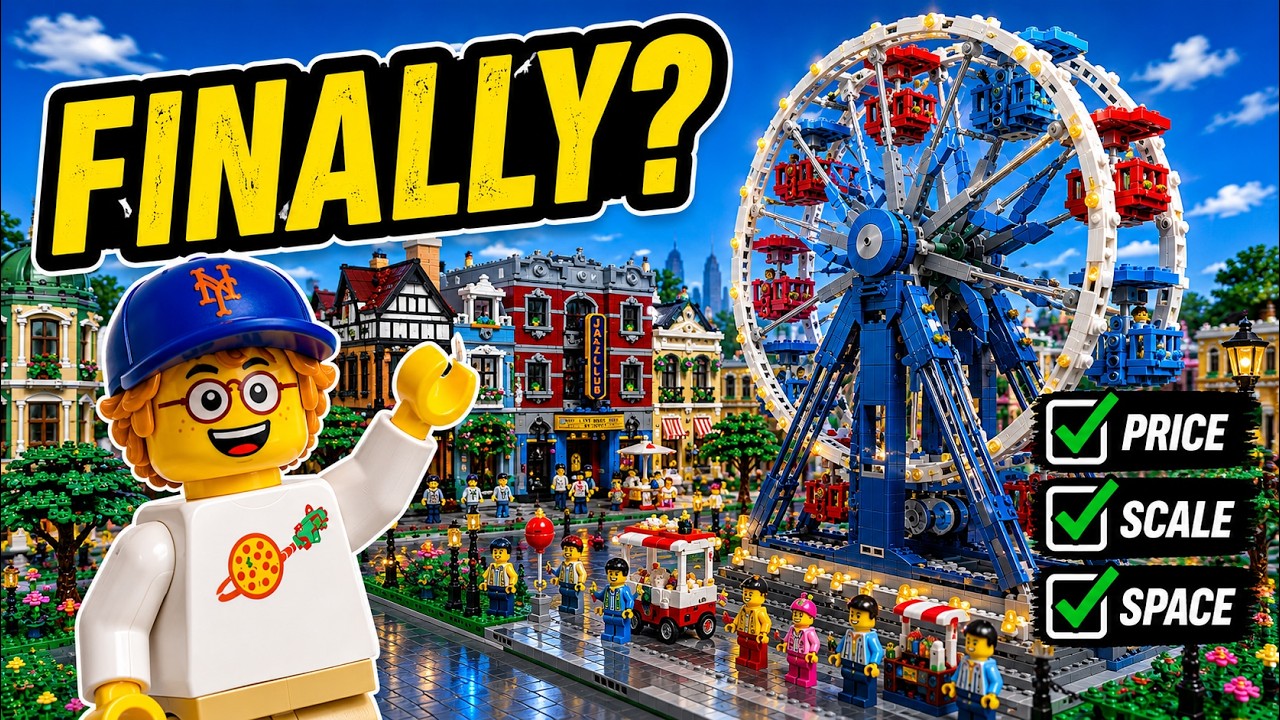 Наконец-то? Колесо обозрения из LEGO, которого так не хватало моему городу!