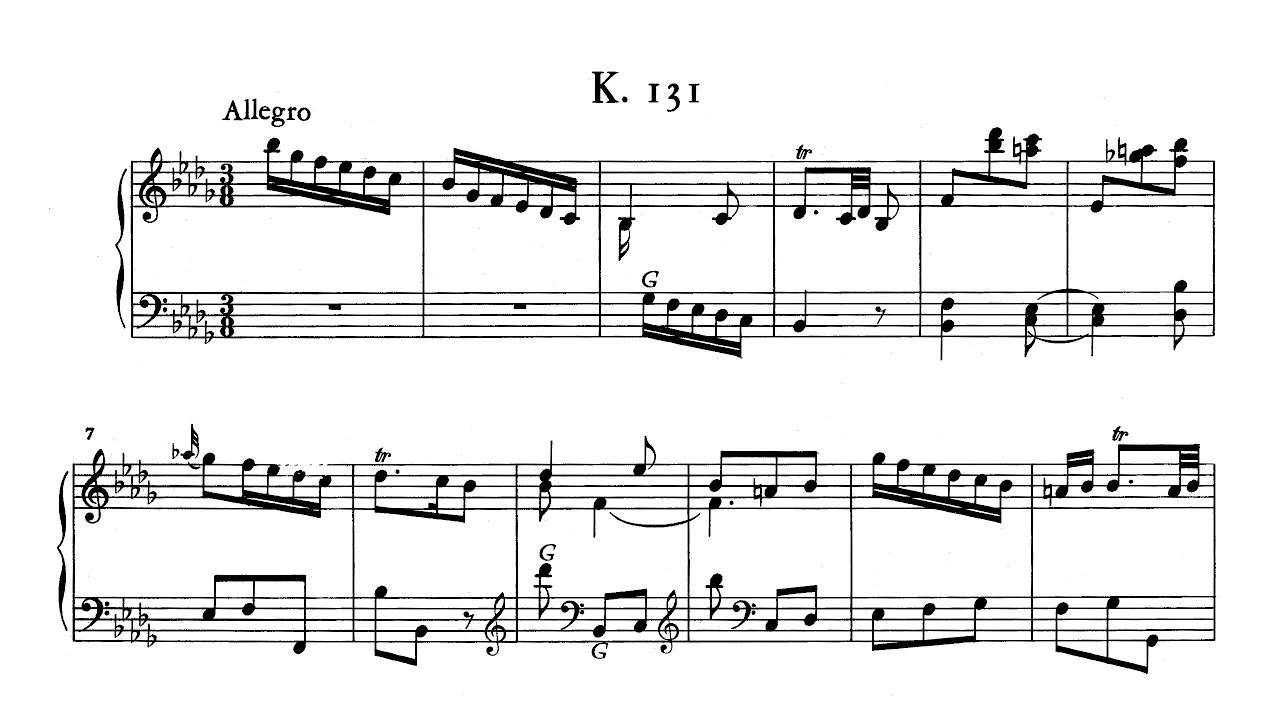 D. Scarlatti - Sonata in B-flat minor,  K.131 (Gabriele Leporatti)