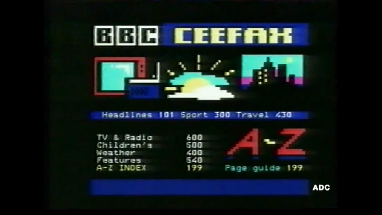 BBC2 trailers, Ceefax & learning zone link announcer Malcolm Eynon 16th September 2001
