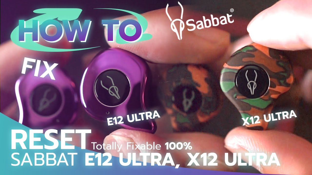How to Reset and Pairing Sabbat E12 Ultra & X12 Ultra By Soundproofbros