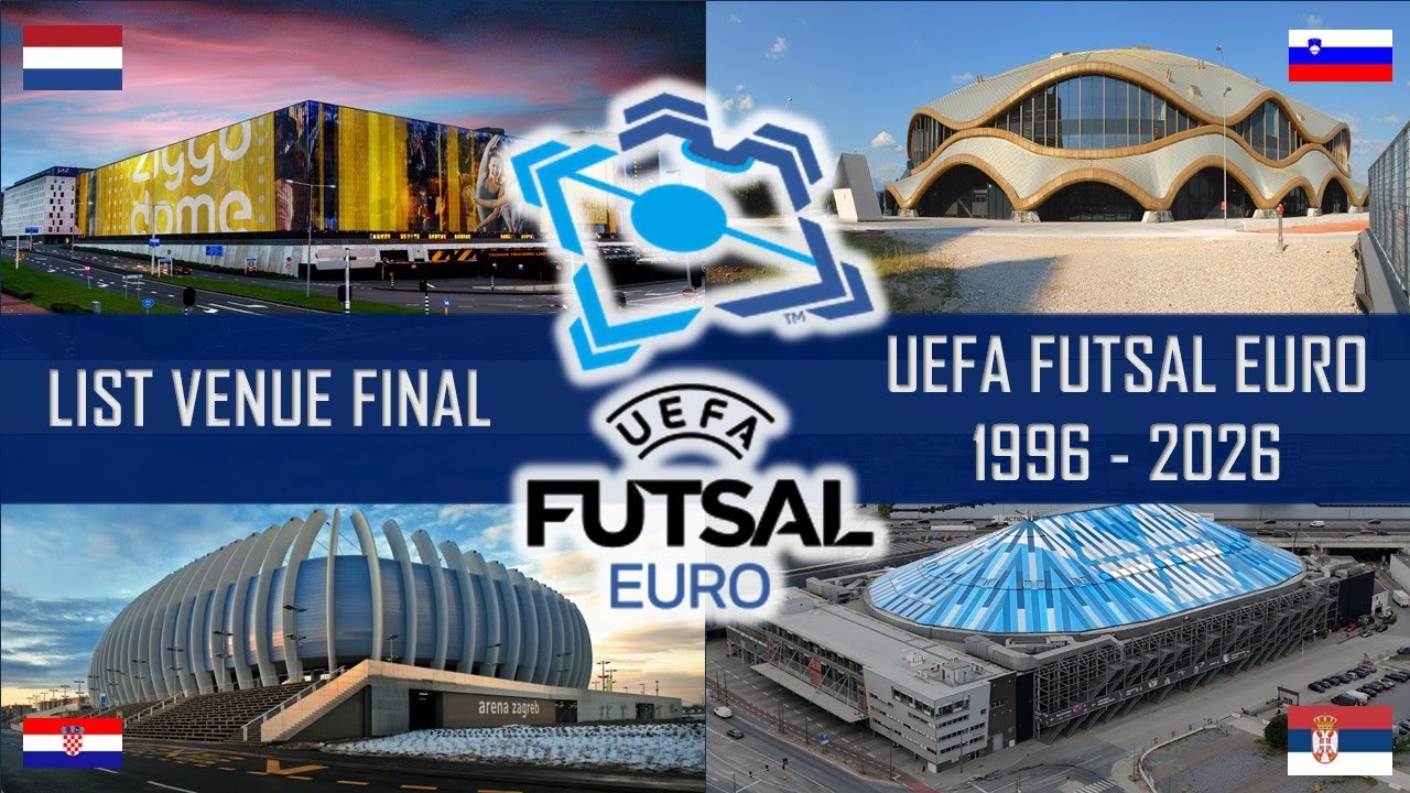All Final Venues of UEFA Futsal Championship (1996–2026)