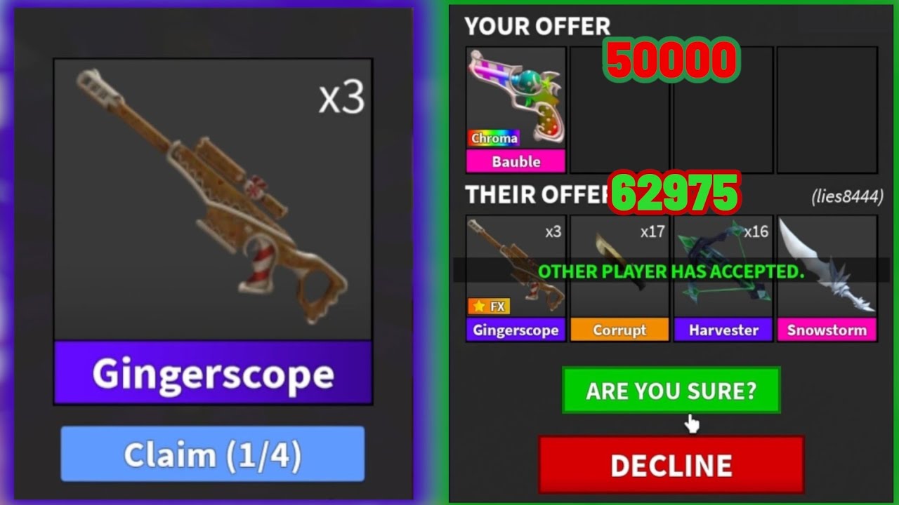 Roblox MM2 insane trading montage! (25k+ profits)