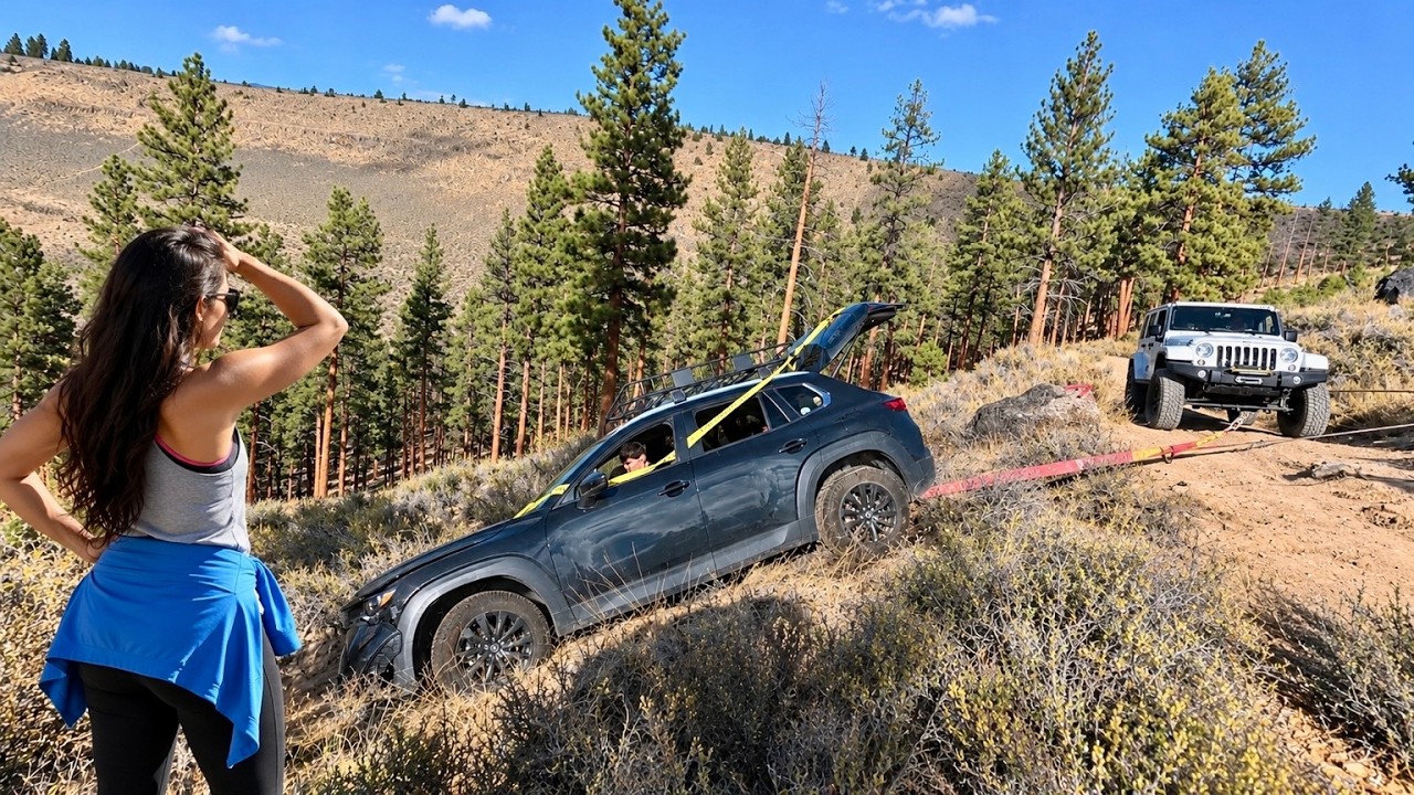 We Went BACK For Round Two With The Car Stranded In The Crater