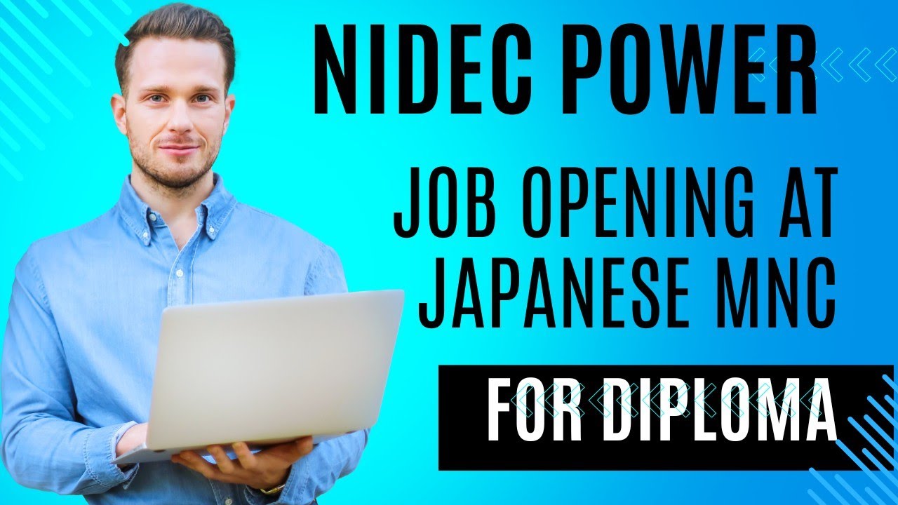 Job at Dharwad|Job at Japanese MNC|Nidec Power|Campus placement|Jobs for Diploma