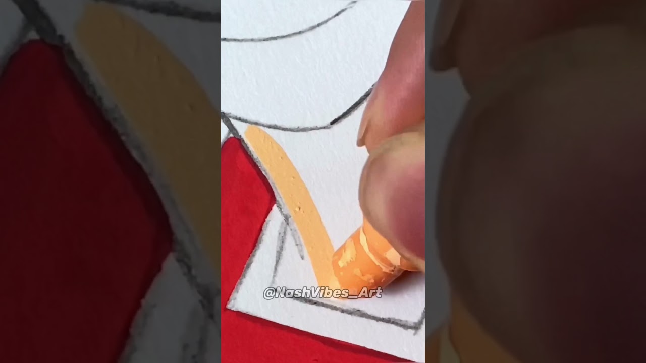 Drawing a New Character with Posca Markers! Very Satisfying! (#Shorts)
