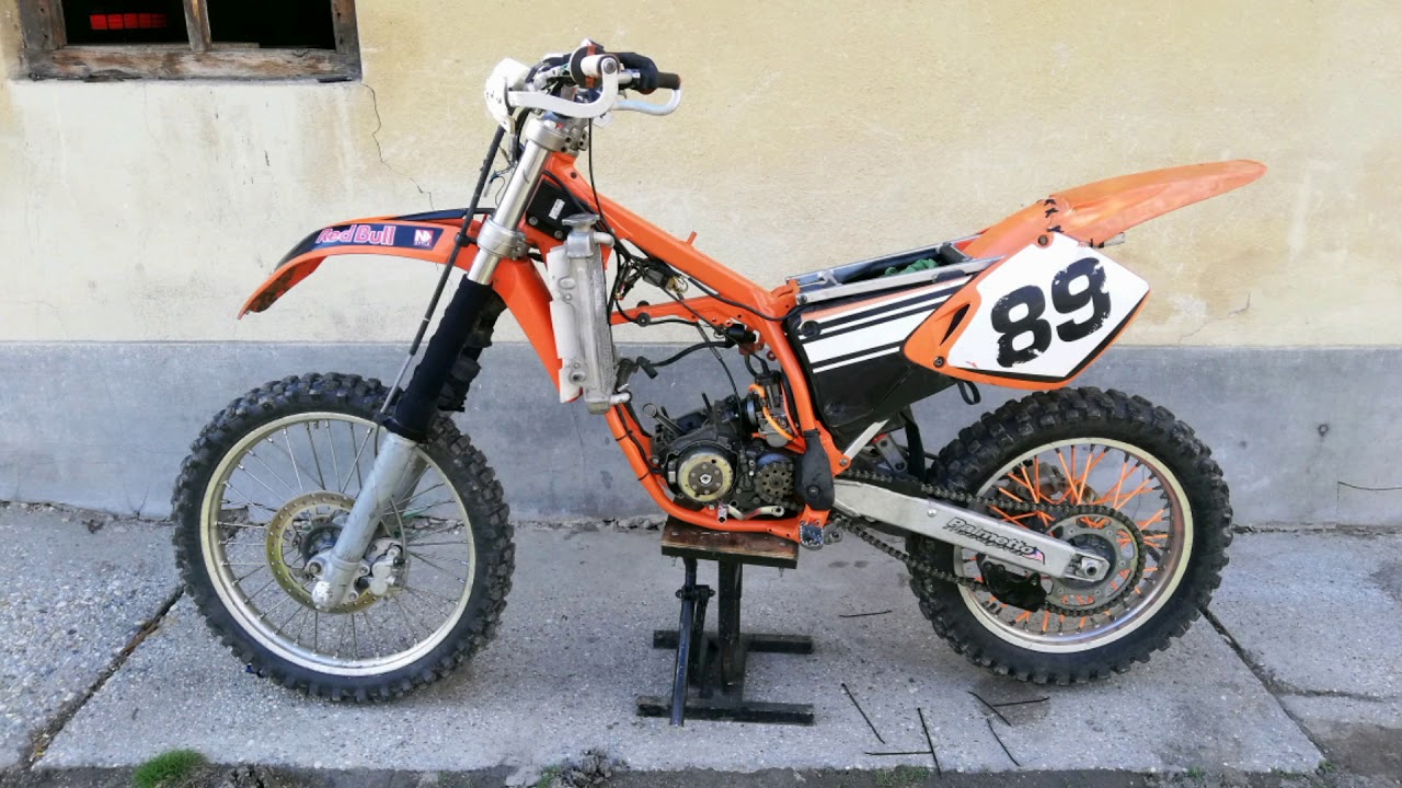 KTM exc 200 1999 full rebuild video
