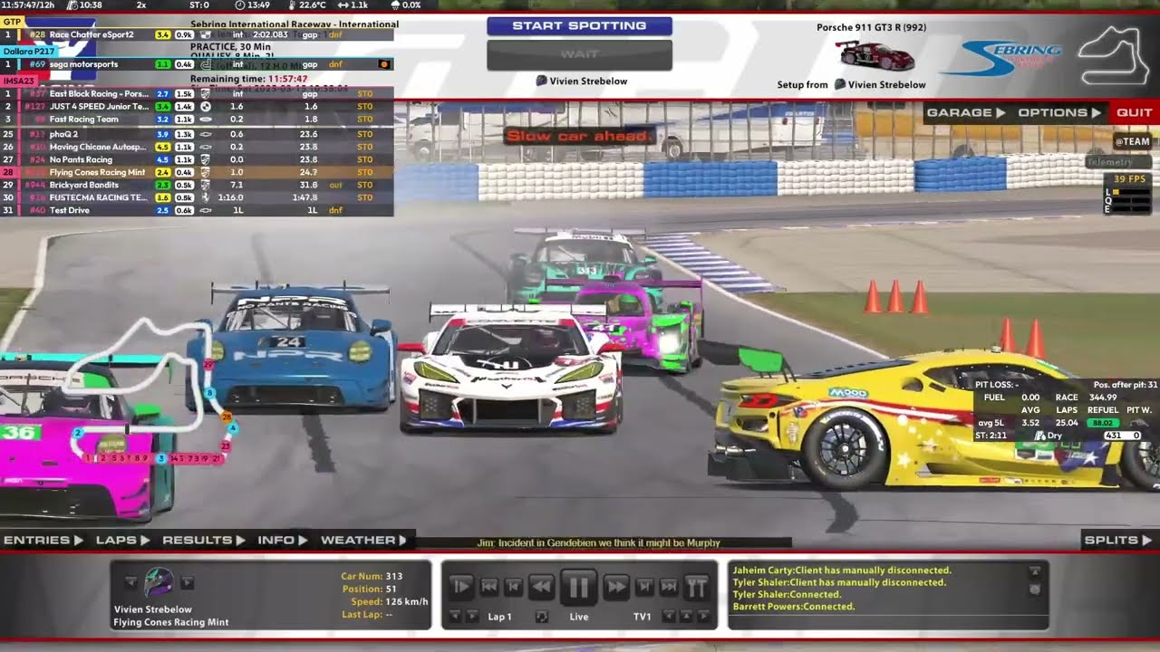 IRacing 12h Sebring 2025