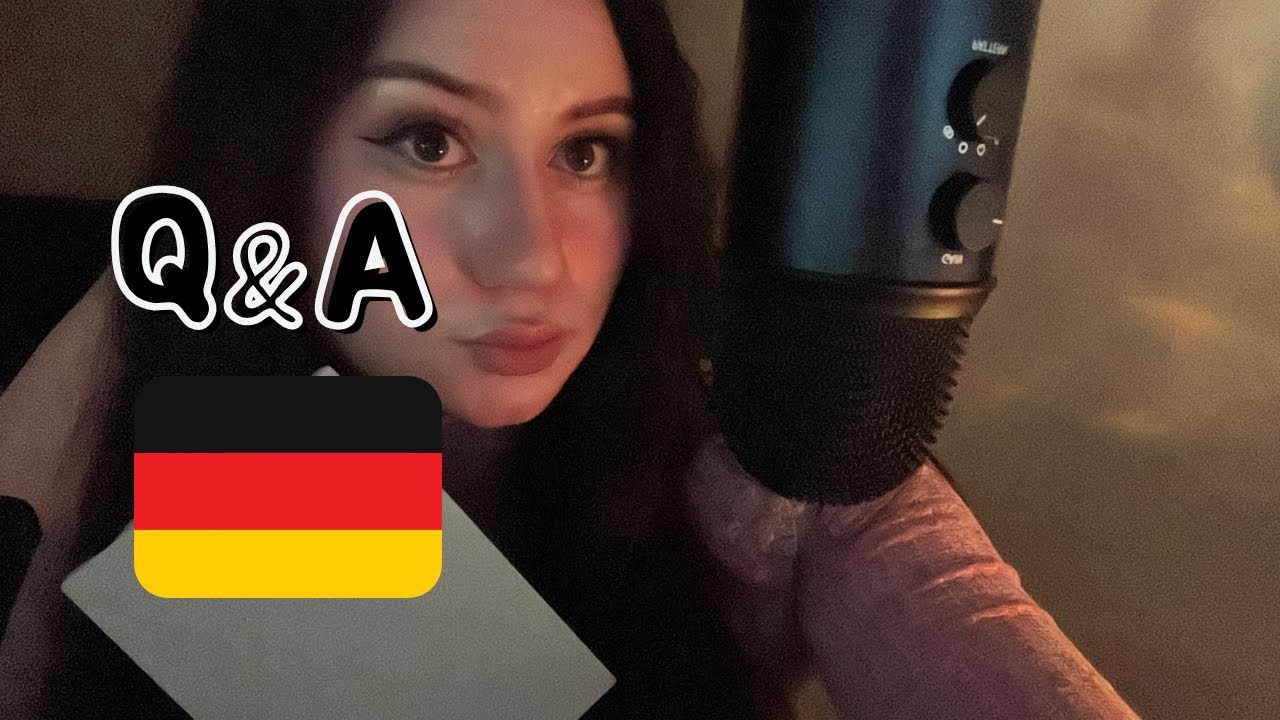 ASMR Q&A Ich beantworte  eure Fragen l trying german asmr l Deutsch ASMR