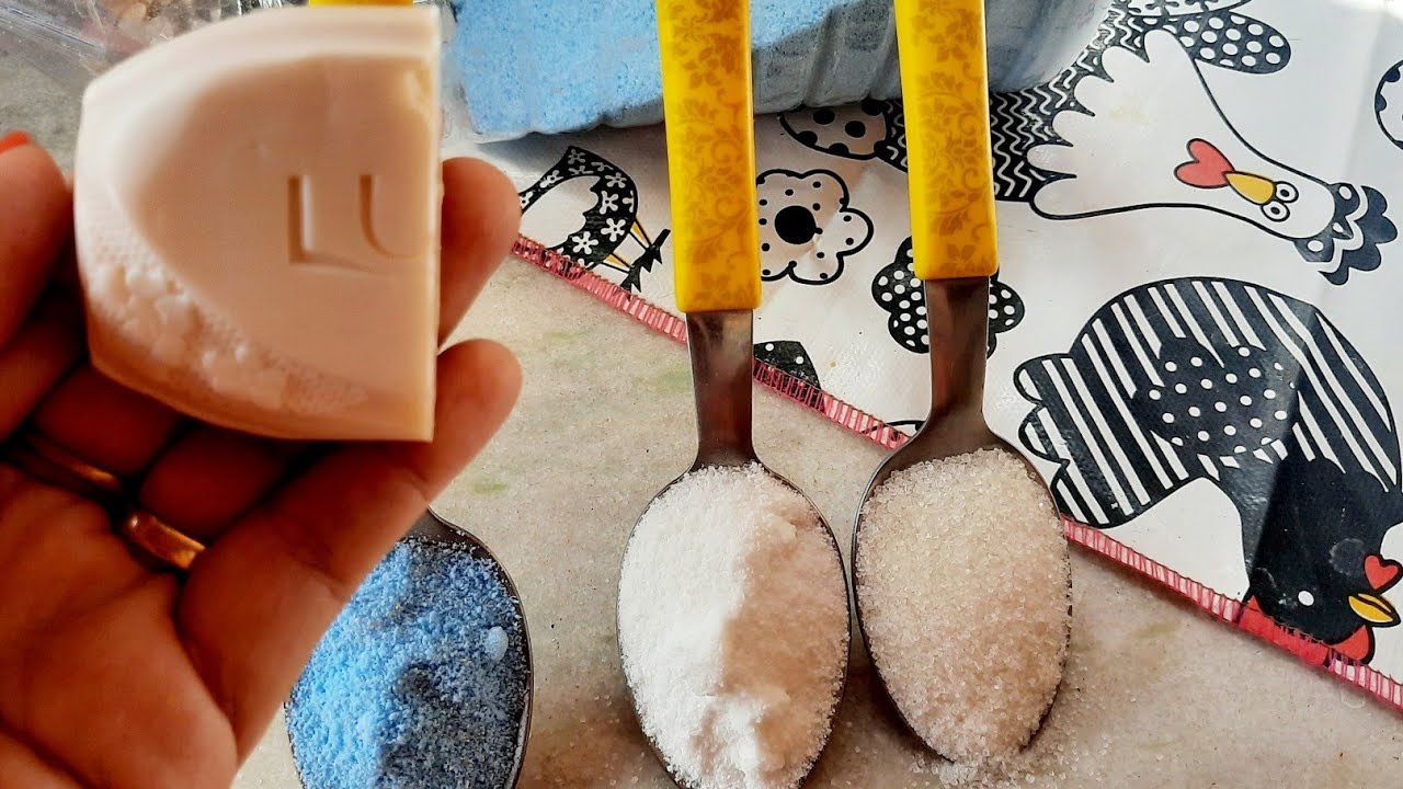 É SÓ| 1 PEDACINHO DE SABONETE |SAL |AÇÚCAR SABÃO LÍQUIDO PRONTO!