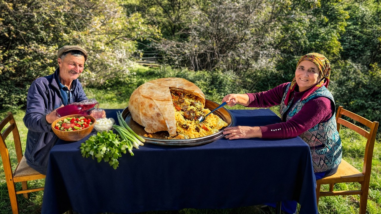 Making Shah Pilaf in the Mountains of Azerbaijan