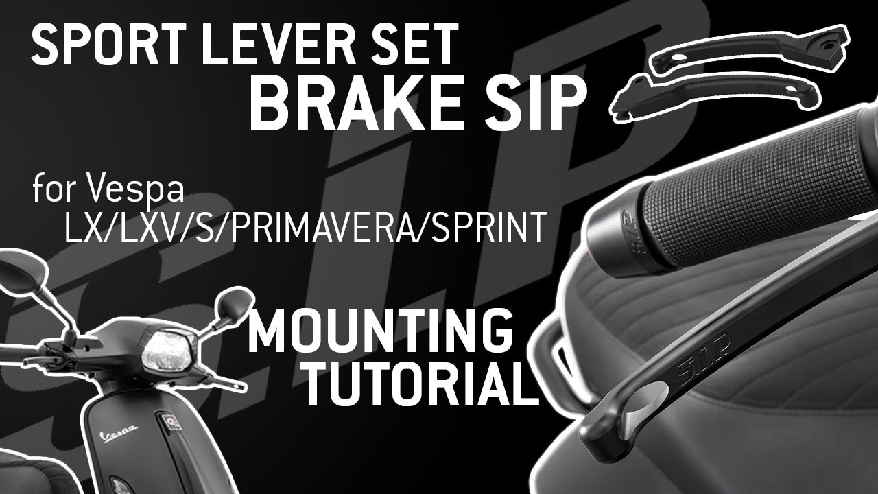 Sporthebel Set Bremse & Lampenring SIP Vespa Sprint / Primavera 🛵🔩| Montage Tutorial | SIP