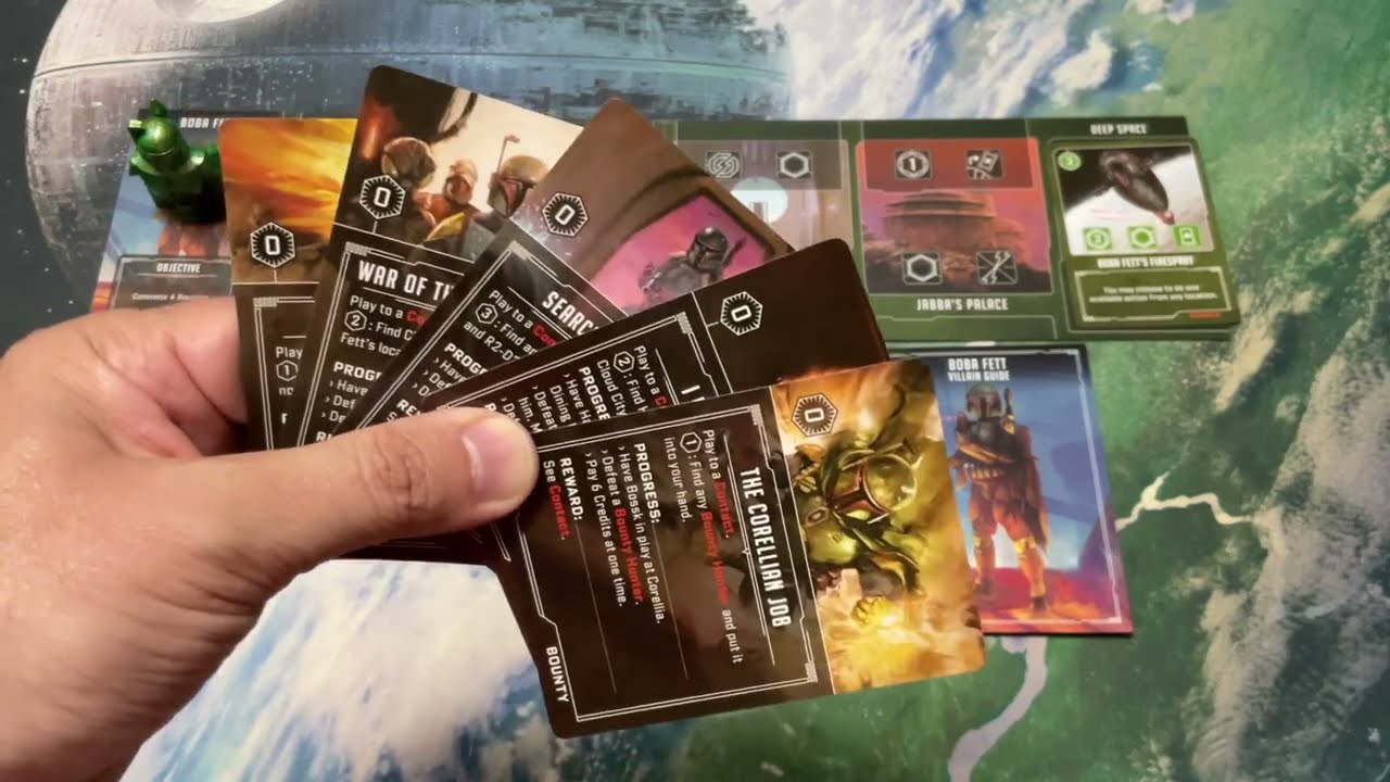 Star Wars: Villainous: Scum and Villainy Content Overview (Boba Fett, Cad Bane, Seventh Sister)