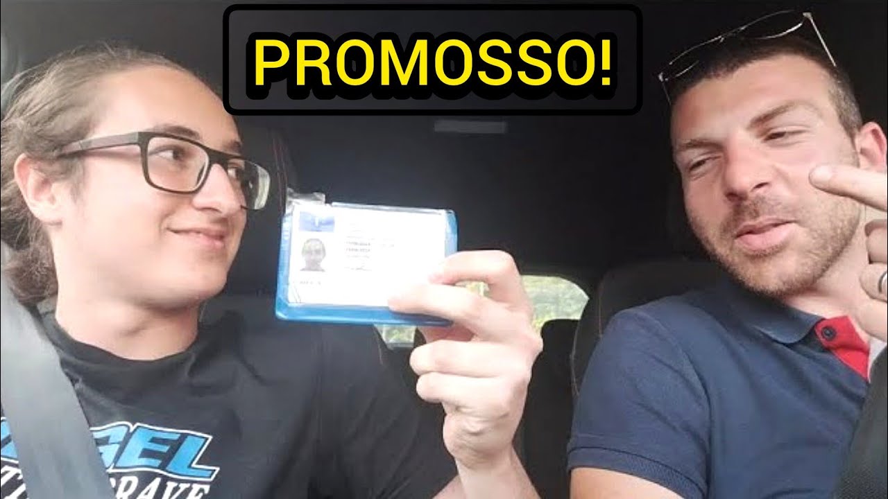 ALLIEVO PROMOSSO RACCONTA COM'È STATO IL SUO ESAME DI GUIDA E LE PROPRIE IMPRESSIONI A CALDO