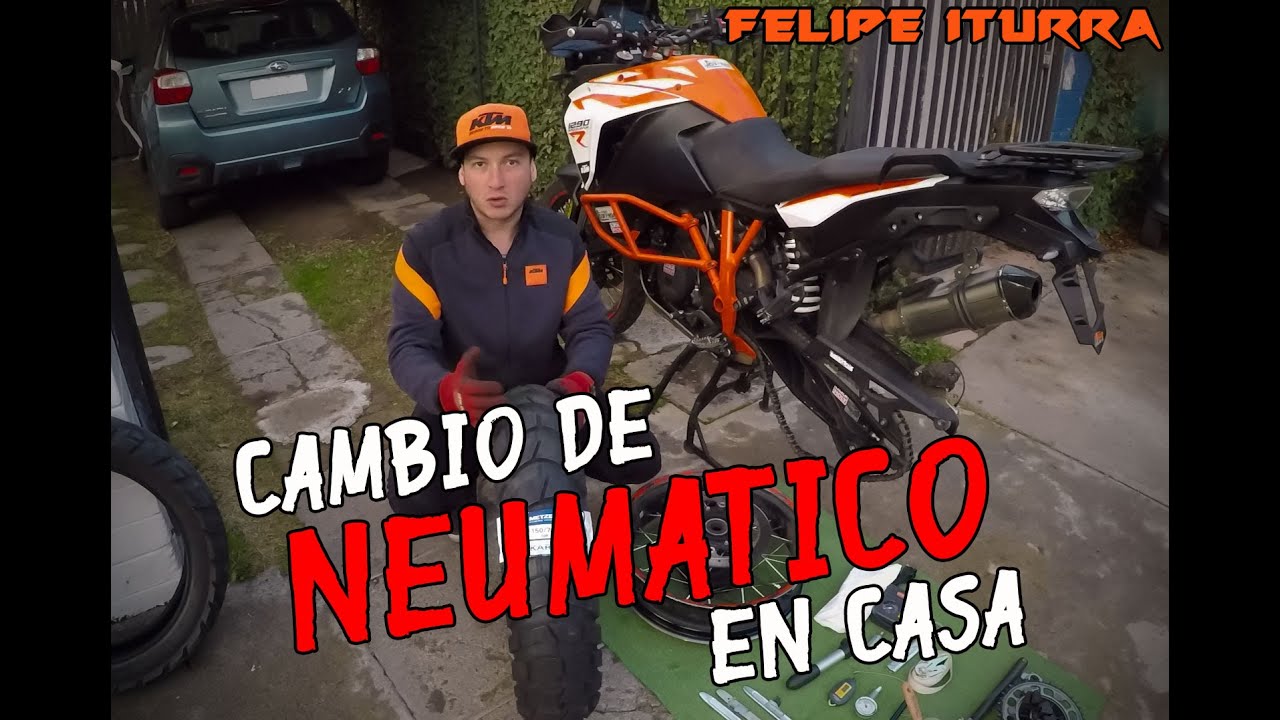 Cambio de neumático en casa - METZELER KAROO3 - KTM 1290R