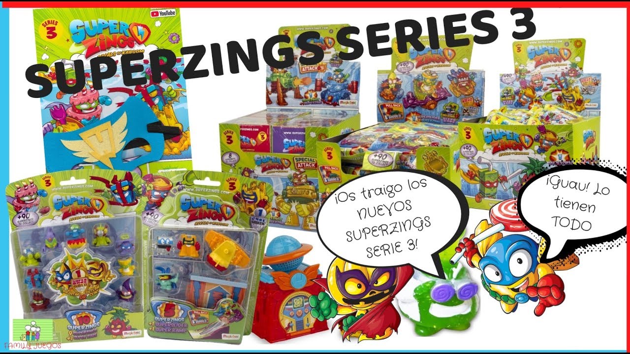 SUPERZINGS SERIES 3 Professor K nos muestra TODA la colección + mapa guía