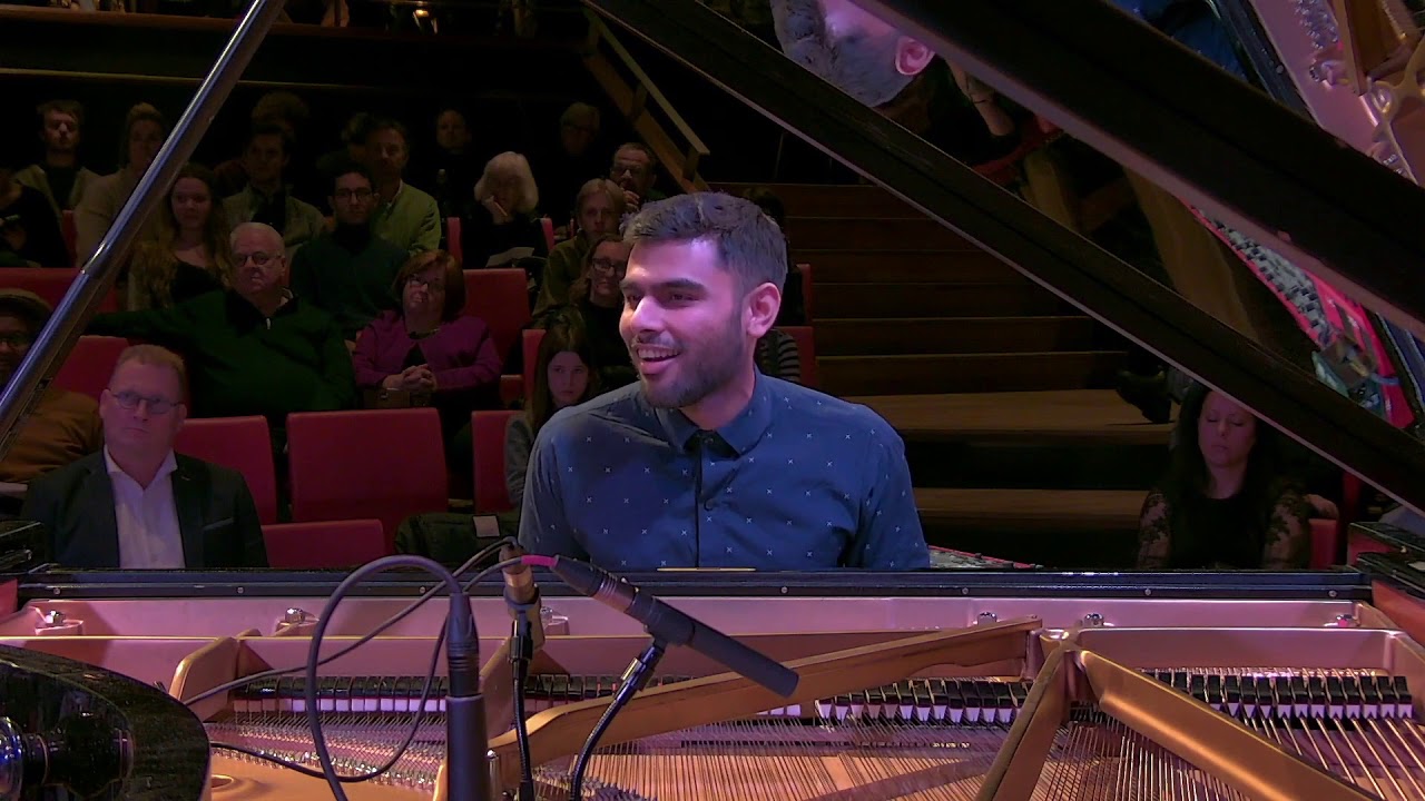 Peter Willems tijdens finale Prinses Christina Jazz Concours