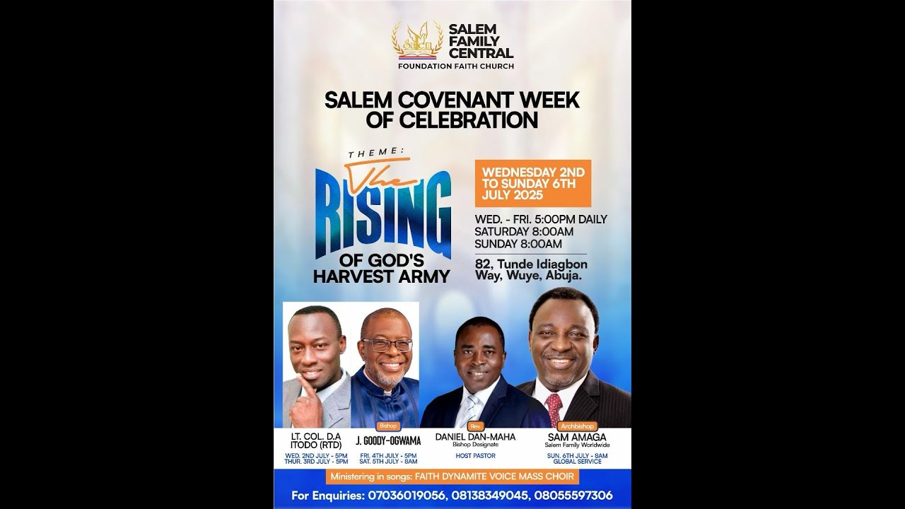 FAMILY ANOINTING SERVICE.