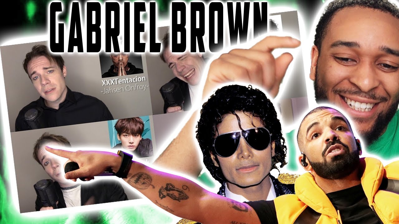 Gabriel Brown 54 FAMOUS SINGERS IMPRESSIONS | Hobbs Reaction
