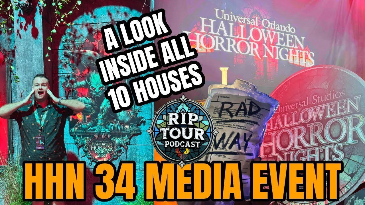 Halloween Horror Nights Orlando 2025 OPENING NIGHT: INSIDE ALL 10 HOUSES! 4K