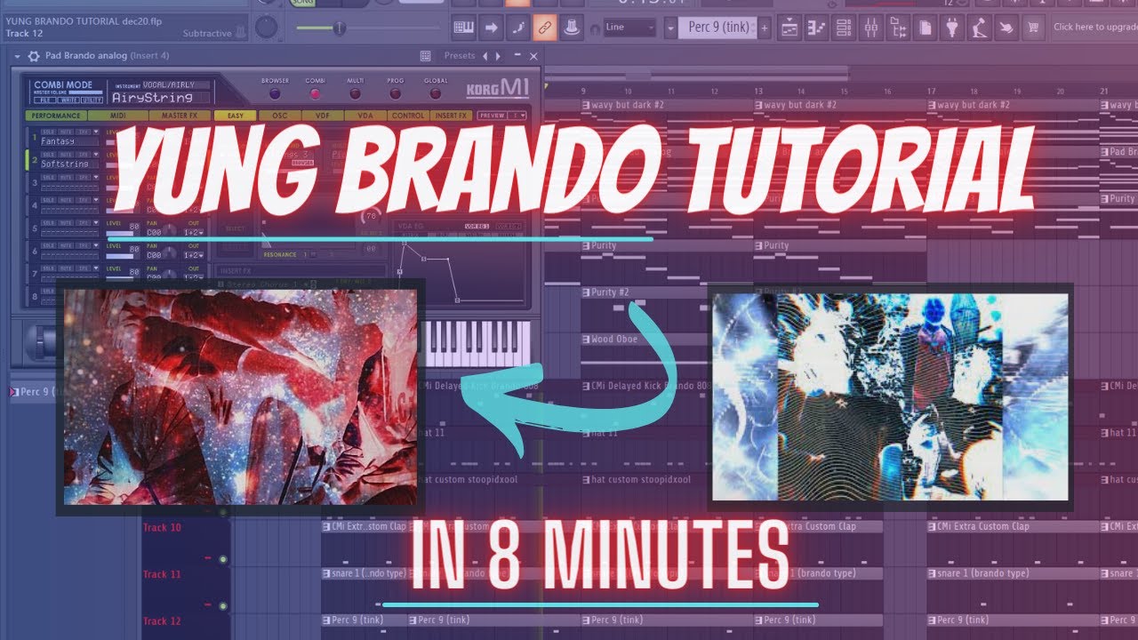 Making a MELODIC Boofpaxkmooky + Yung Brando Type Beat [TUTORIAL]