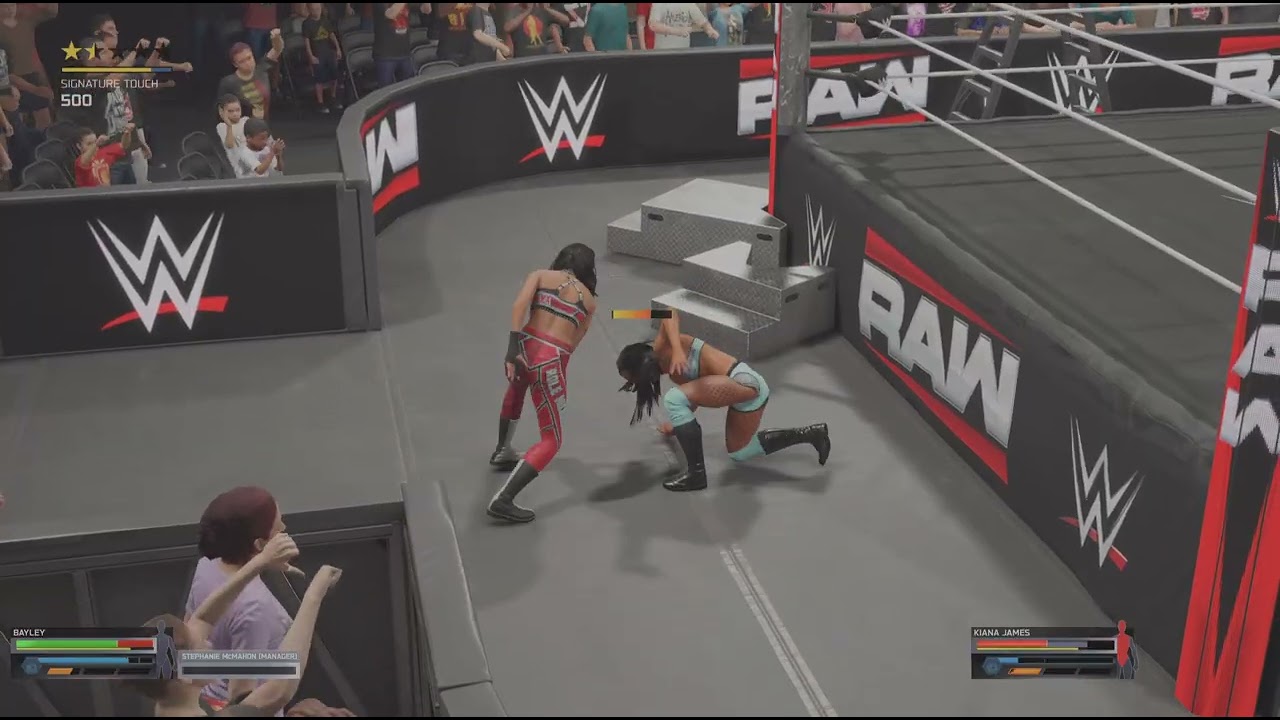 BayLeY vs KiaNa James , TLC match  !!!