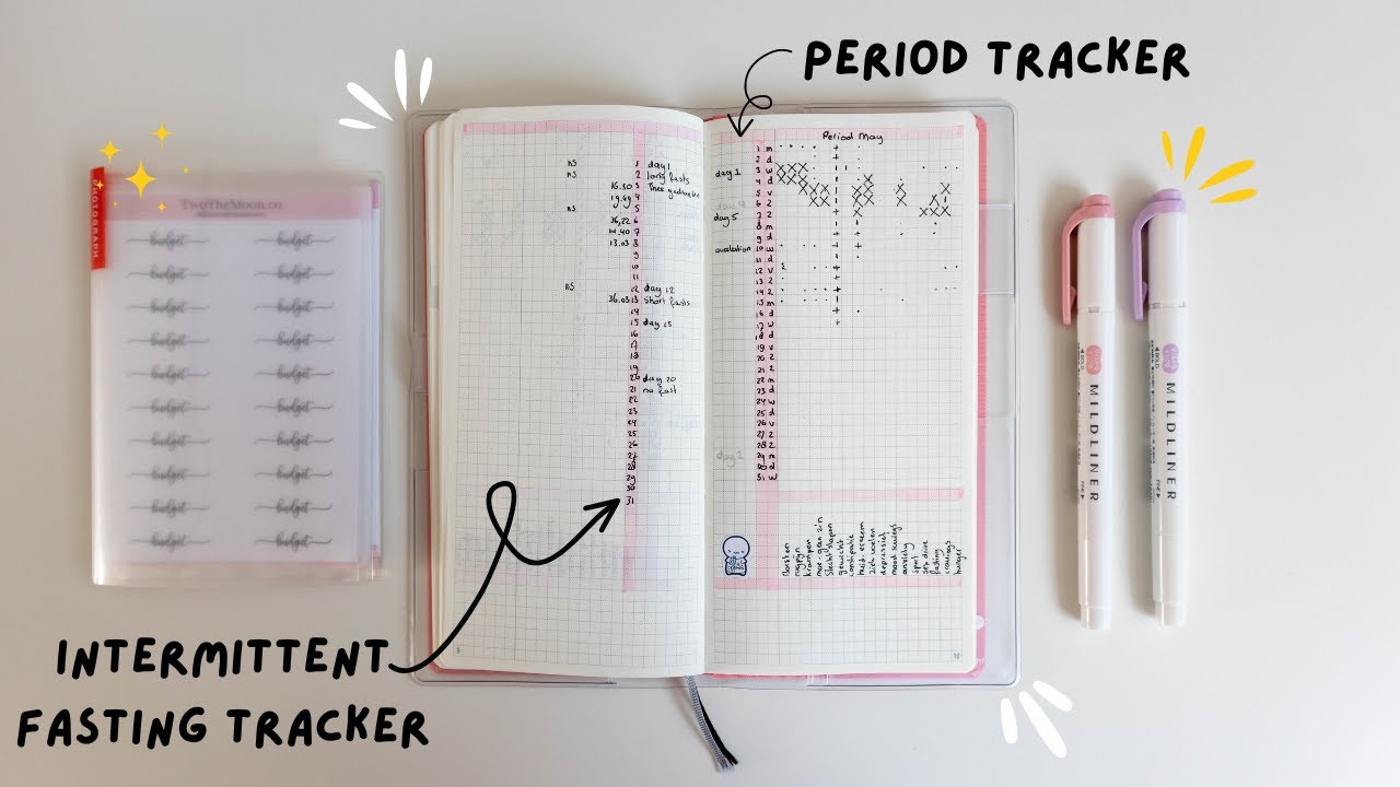 Hobonichi Weeks: My Period Tracker And Intermittent Fasting Tracker Setup