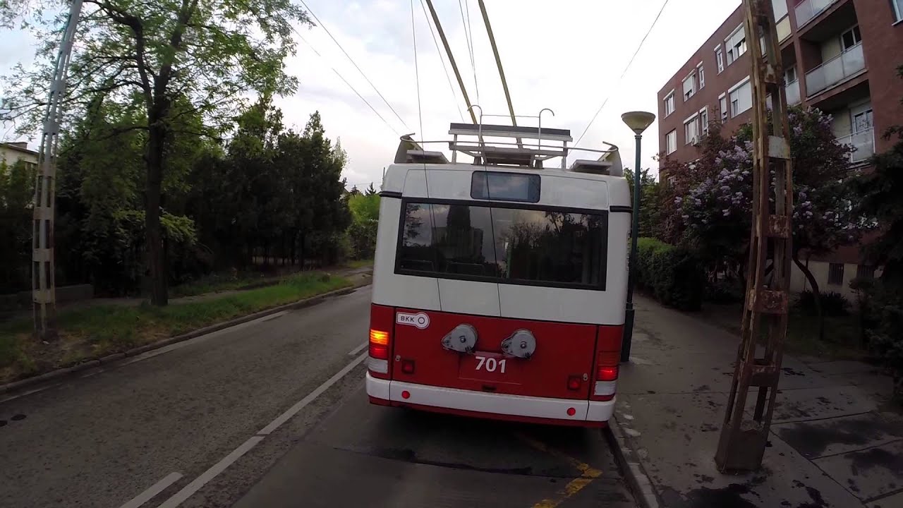 Drafting a trolley bus