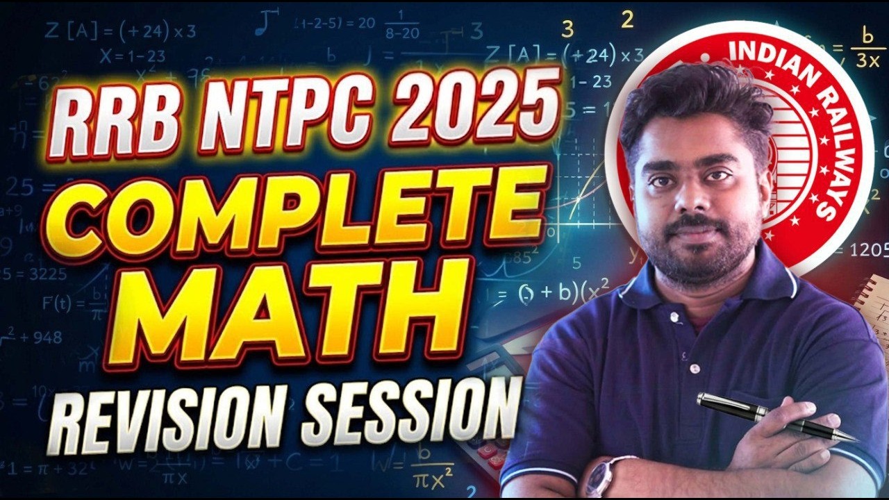 RRB NTPC Group D Math Class 2026 ! Most Expected Q&A Discussion! RRB NTPC Math Class By Satyajit Sir